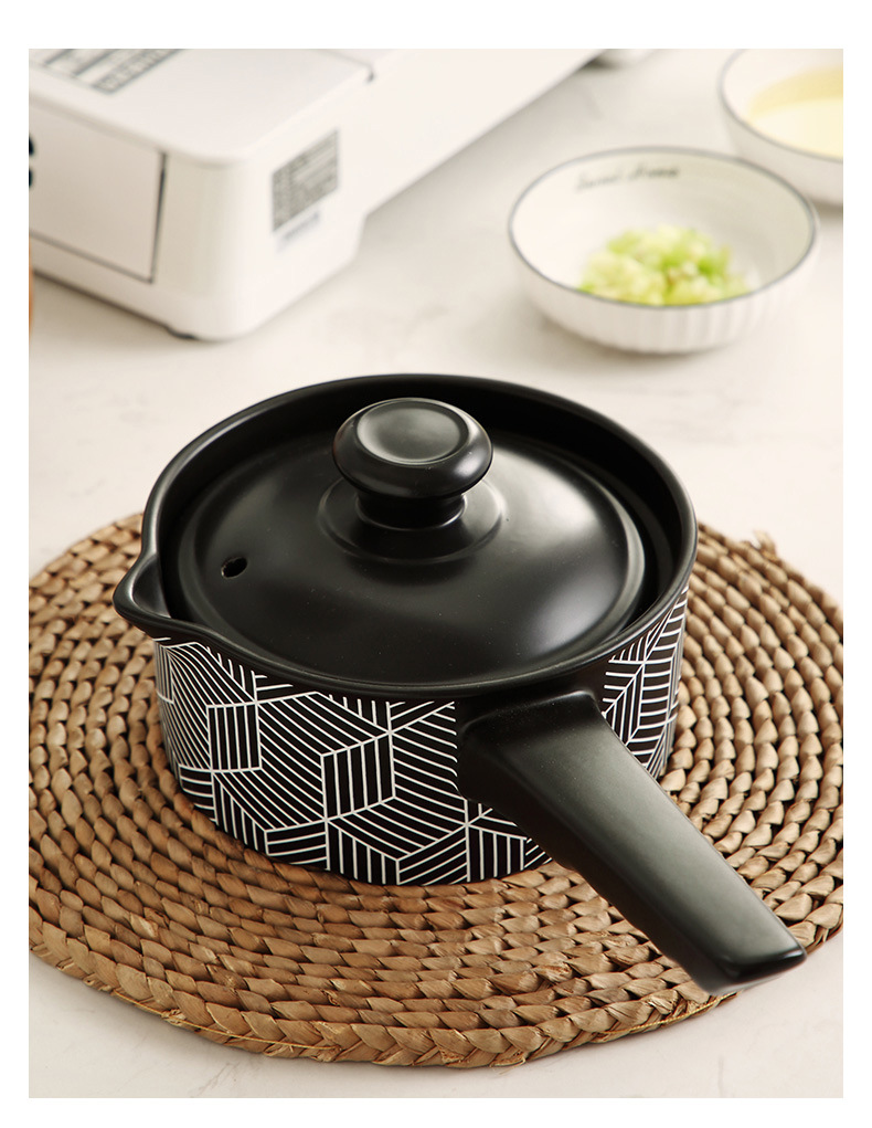 Red clay pot stew pot household gas stove special high-temperature resistant ceramic clay pot 煲仔饭 soup dry boiling pot pic 22