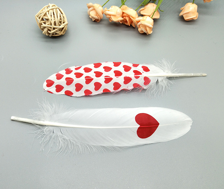 A large quill feather gift box with all-gold and all-silver feathers, paper card bookmarks and decorative quill pens pic 29