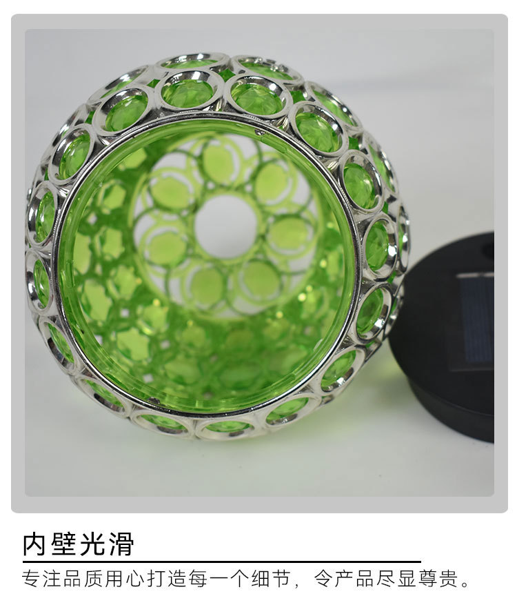 Solar-powered decorative lights, villa courtyard balcony garden arrangement light and shadow atmosphere lights, creative polka dot outdoor night lights pic 8