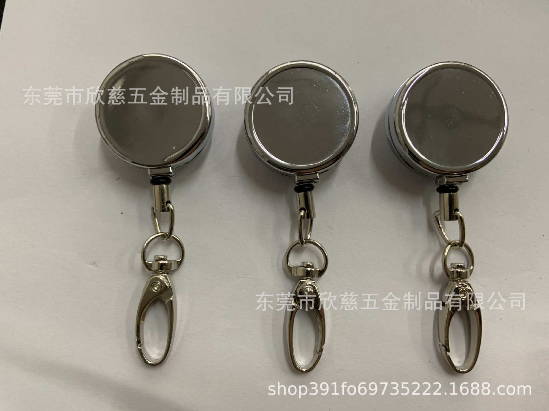 亚马逊AMAZON跨境热销4CM旋转皮带夹伸缩强力易拉扣易拉得钥匙扣详情22