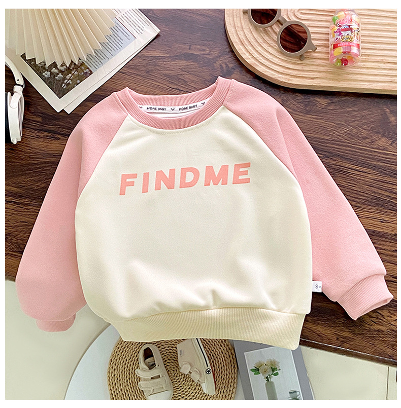 童装批发儿童卫衣加绒冬款圆领打底衫男 女童单上衣中大童长袖T恤详情14