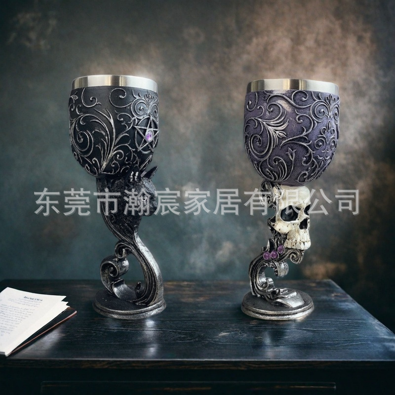 Personalized decorated retro cocktail cups, high appearance level, creative and spoof cups, high-end gift ornaments, wine glasses pic 12