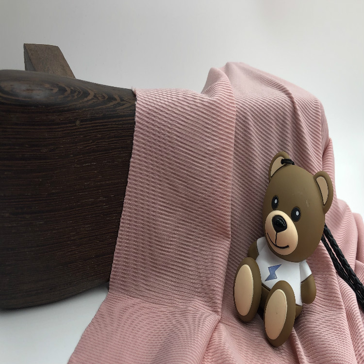 Factory direct sales of imitation brocade cotton ice silk ribbed striped imitation cotton clothing ice silk ribbed pit T-shirt underwear top fabric pic 1