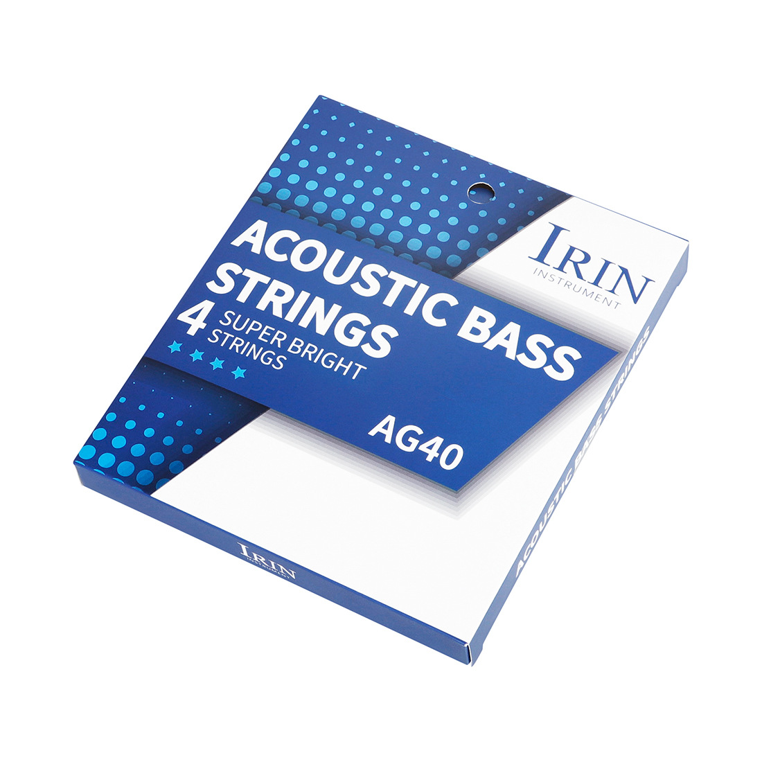 IRIN wooden Bass strings, 4-string coated carbon steel red copper strings, individual packaging, set strings, bass strings, wholesale pic 12