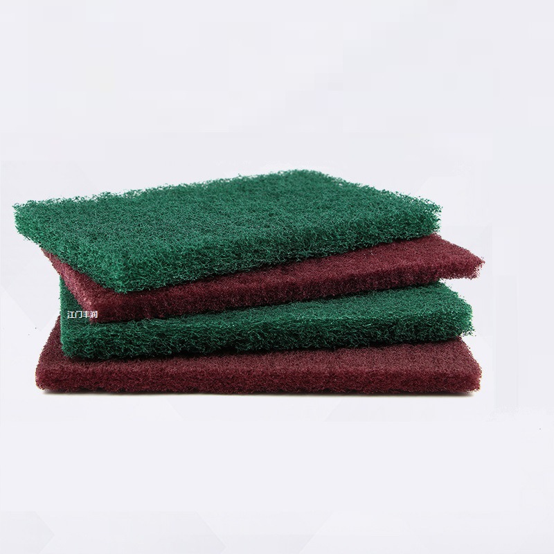 Supply 8698 industrial scouring pad, 7447 thickened grinding brushed cloth, emery grinding and polishing nylon scouring pad pic 10