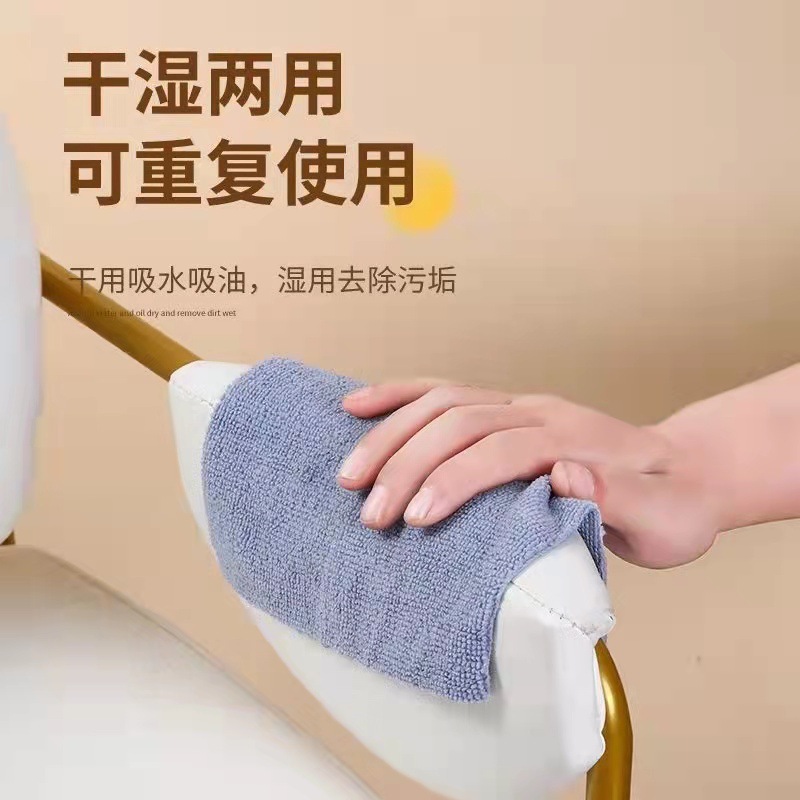 Household pull-out cleaning cloths, water-absorbing microfiber kitchen dishcloths pic 2