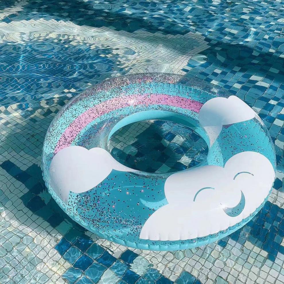 泳圈新款游泳圈ins网红成年人女孩儿童游泳装备6-12岁救生圈详情5