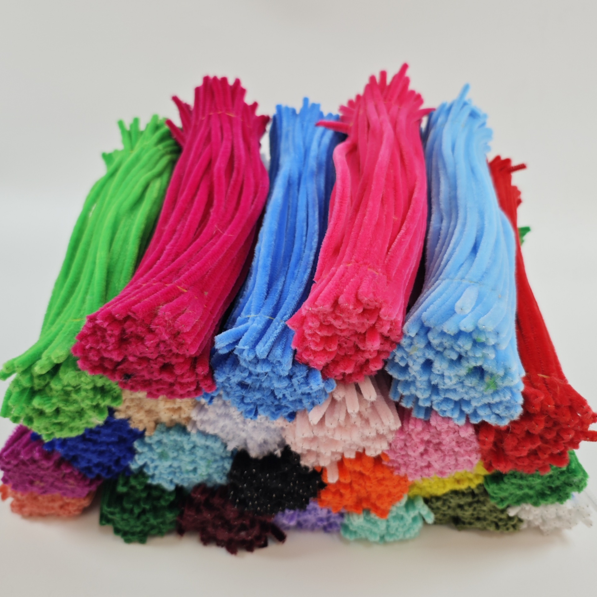 工厂批发加密扭扭棒diy材料包手工制作发箍花束马卡龙色系材料包详情2