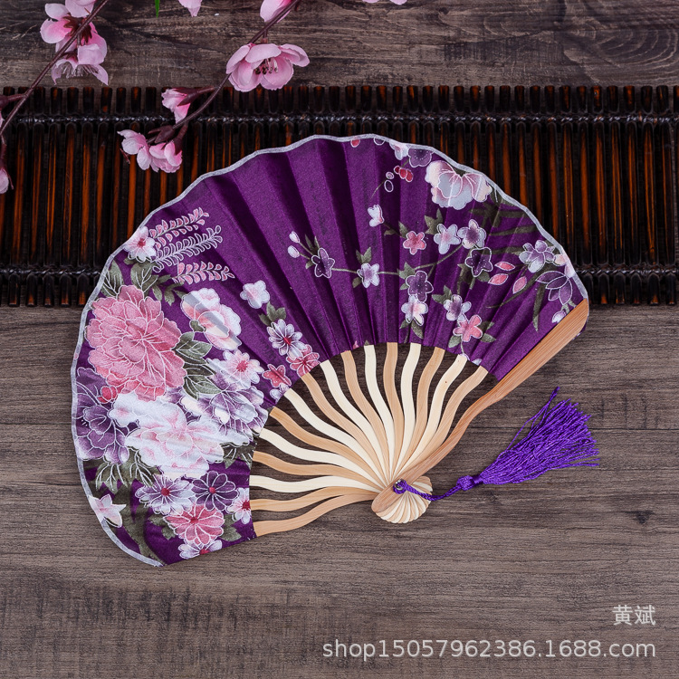 龙刀扇中国风女式扇子古典随身便携古风小折扇迷你日式和风折叠扇详情10