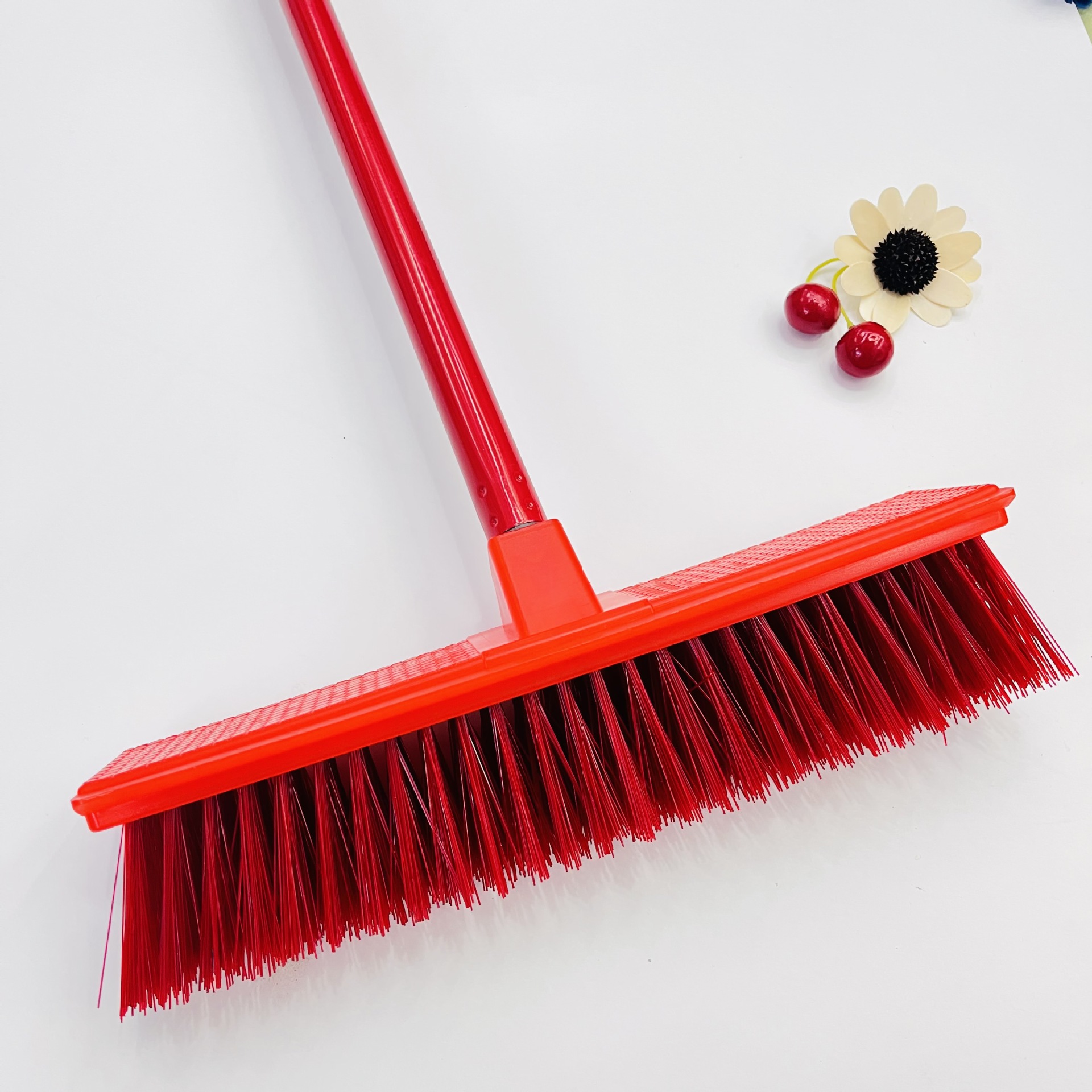 Extended handle hard bristle floor brush, toilet and bathroom cleaning cement floor brush, floor, wall, tile and floor brush pic 5
