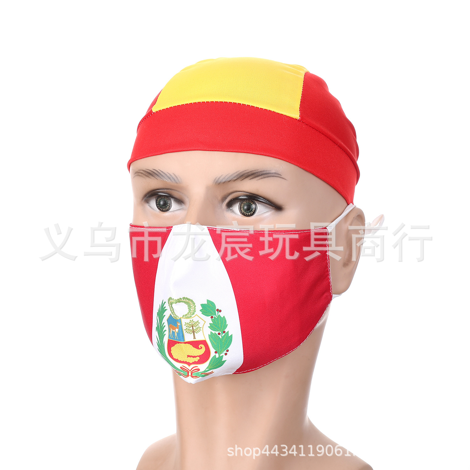 跨境亚马逊透气布口罩棉质时尚成人防尘水洗防晒旗帜口罩挂耳批发详情10