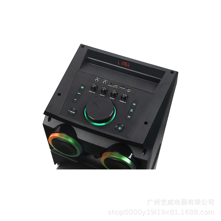 双12寸双喇叭音响大功率蓝牙音箱无线户外k歌广场舞 MT-1227详情3