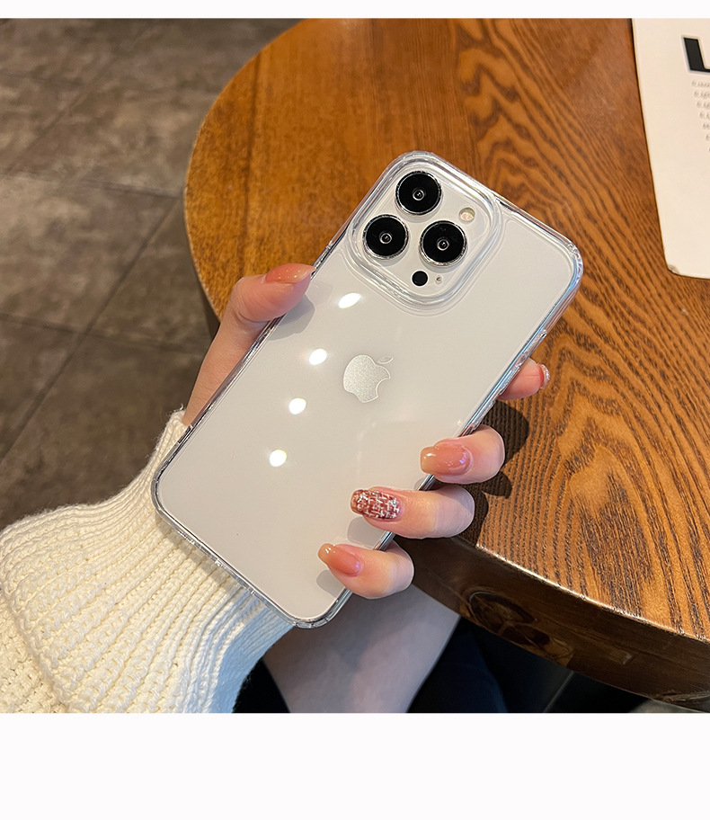 Non-yellowing, suitable for iPhone 15 phone cases, transparent iPhone 15 Pro hard cases, and iPhone 14 phone cases pic 14