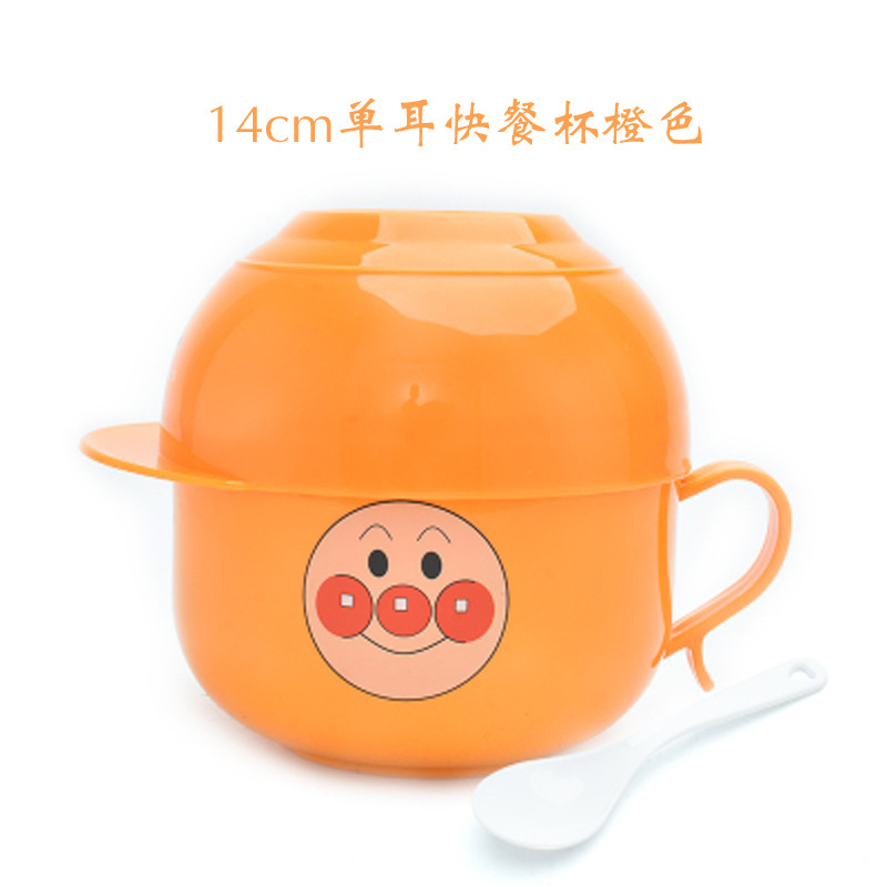 不锈钢快餐杯泡面杯带盖卡通日式泡面碗学生饭盒便当盒提锅详情48