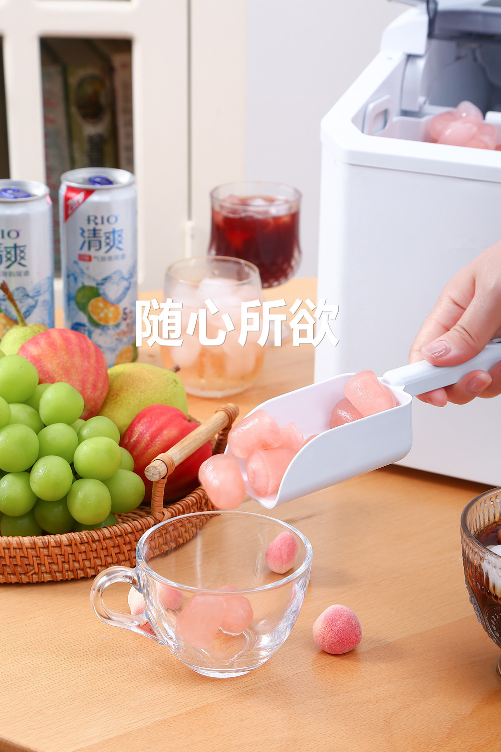 This is a small, fully automatic household ice cleaning machine for low-power dormitory ice blocks made by a global foreign trade source factory pic 5