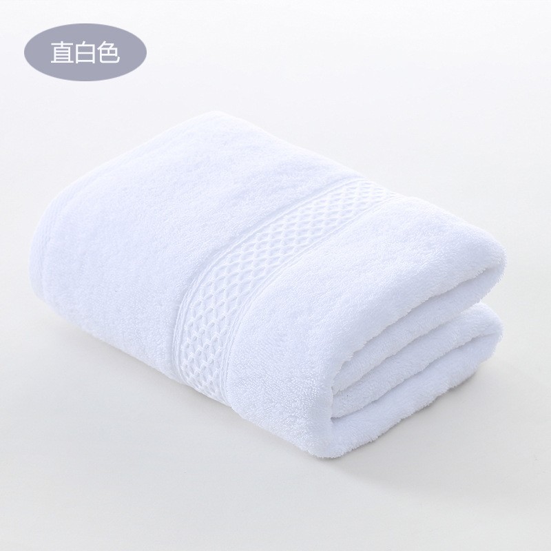 Wholesale pure cotton bath towels 80*160 thickened and enlarged bath towels with water absorption. Wholesale pure cotton bath towels for home use, hotels and beauty salons pic 36