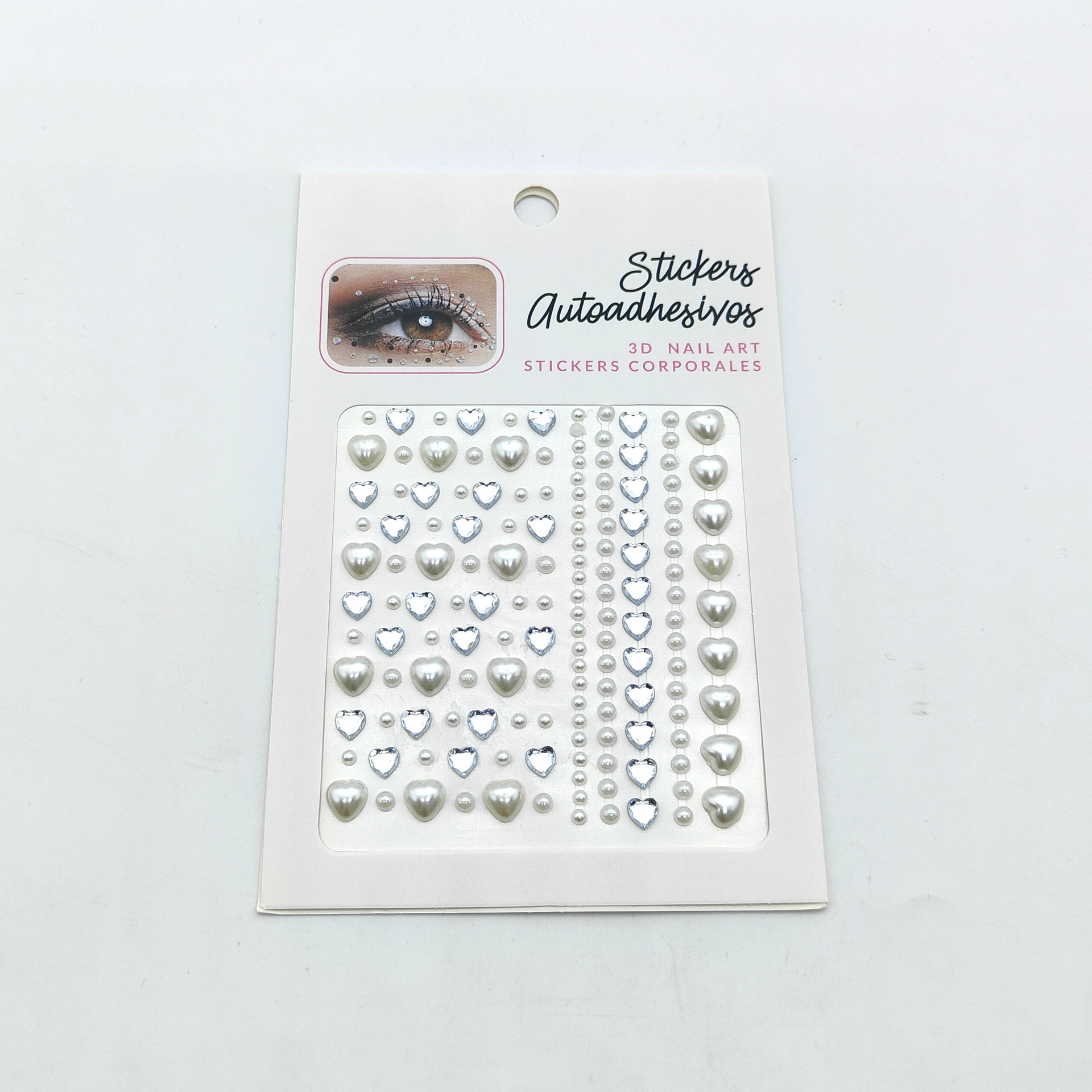 眼妆贴眼部钻贴面部装饰珍珠眼妆饰品儿童舞台水钻贴现货批发详情2