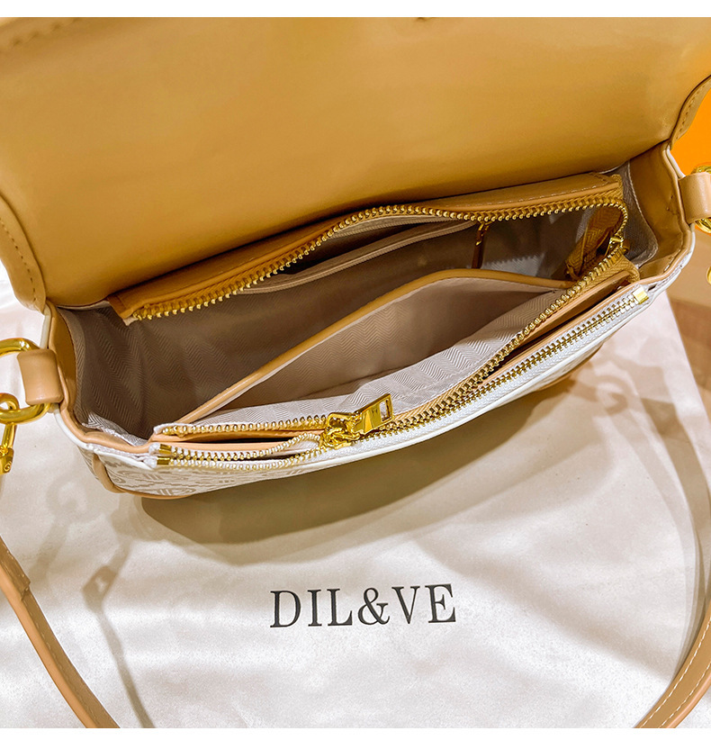 DIL&VE mujer 2022 nueva moda moda versátil bolsa pequeña mujer commuter bolsa de hombro único bolsa de textura premium pic 19