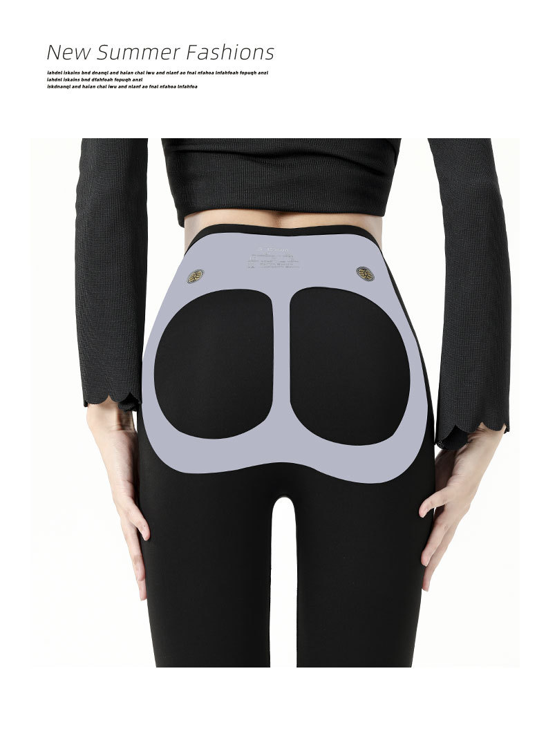 卡卡鲨鱼裤高腰收腹强力提臀塑身悬浮瑜伽打底裤女外穿健身芭比裤详情50