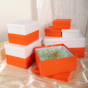 Wedding souvenir gift box, black and red gift box, large kraft paper box, top and bottom cover, monkey head packaging box, gift box pic 1