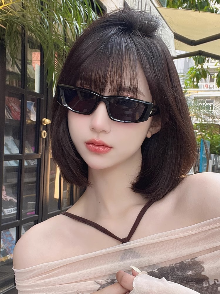长方形时尚墨镜女抖音热门同款网红防紫外线太阳镜凹造型街拍潮流详情22