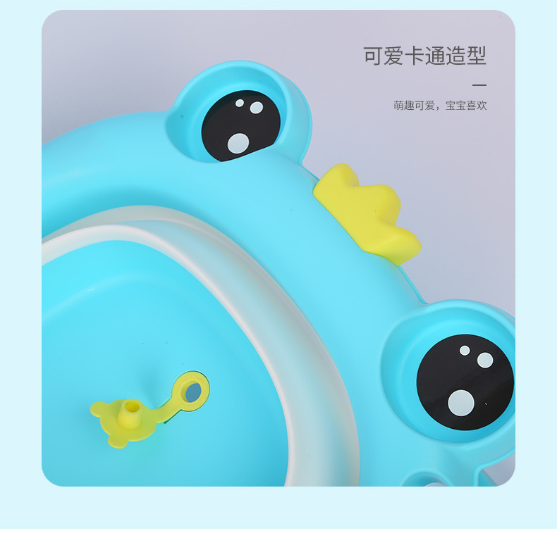 Baby bath basin, folding, large household size for newborns, suitable for sitting and lying down, new baby product bucket, baby bath basin pic 12