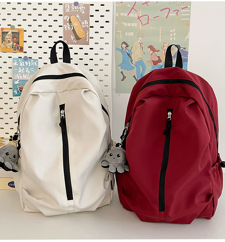 双肩包男轻量化徒步登山包高中学生外出旅游书包休闲轻便小背包女详情15