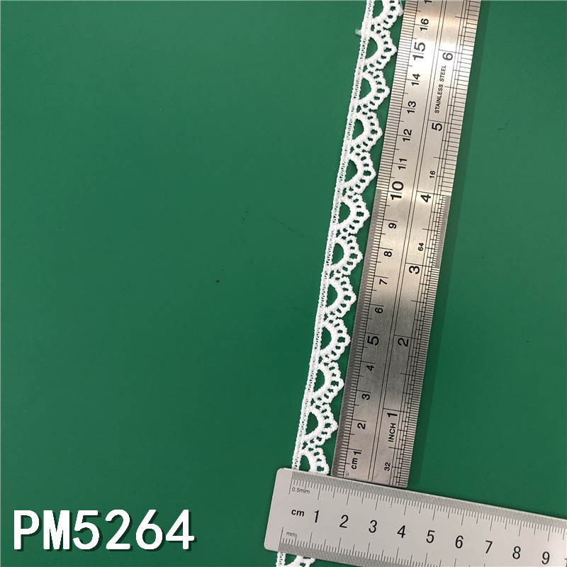 New Lolita embroidery water-soluble lace, milk silk single-sided small flower wave lace, lace with barcode pic 73