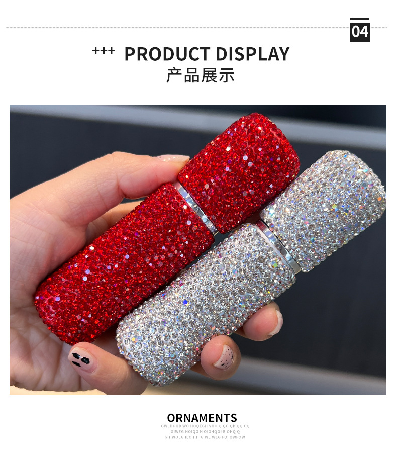 Wholesale of 10ml vacuum-pressed sample bottles for diamond-encrusted perfume, mini spray bottles for makeup and travel pic 9