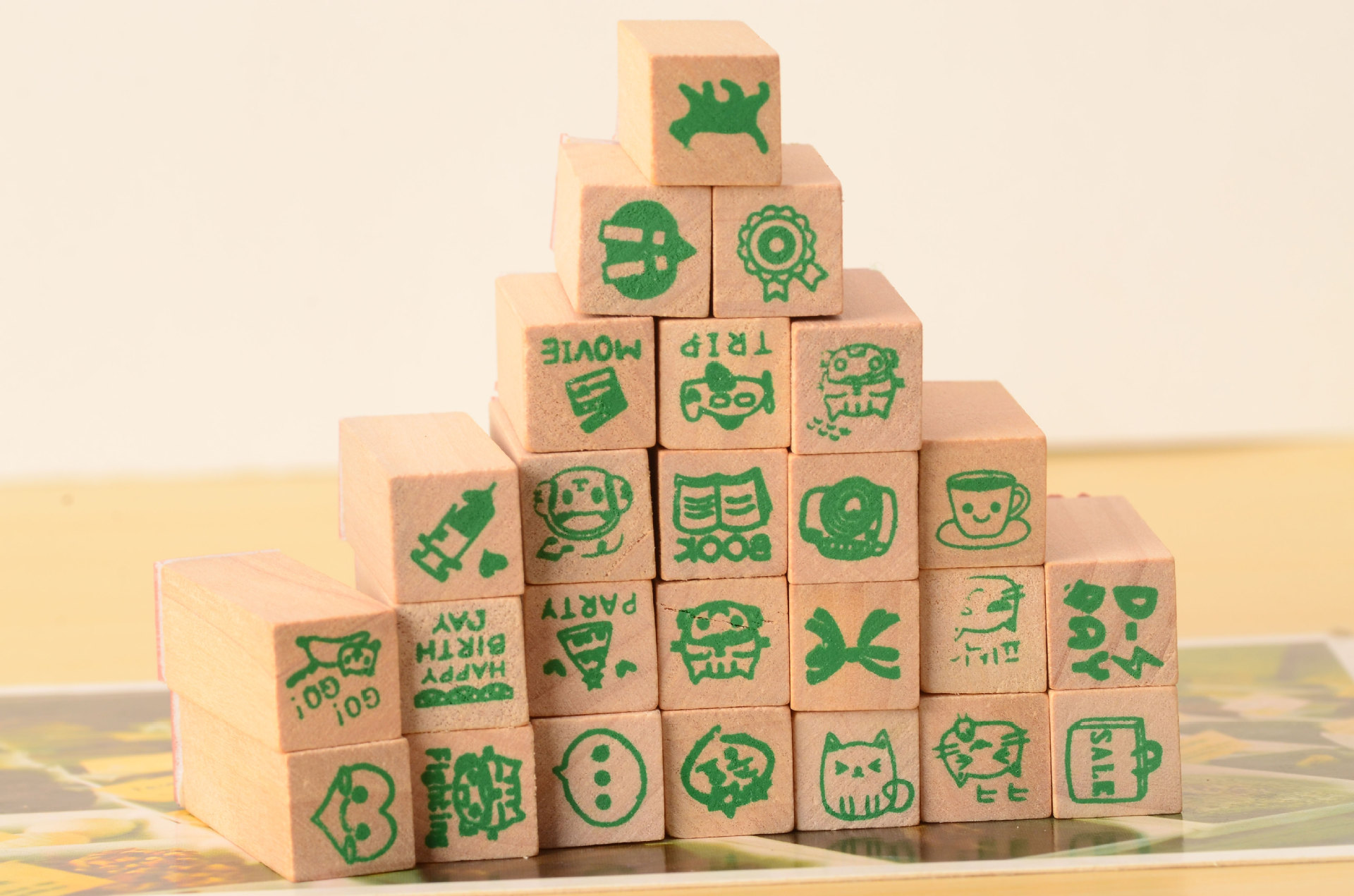 韩国funnyman可爱日记本装饰印章 Happy Life25个日记印章套装详情12