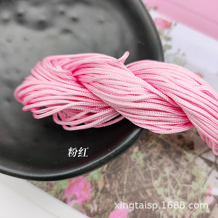 diy jewelry thread AB, Taiwan jade thread, colorful jewelry, nylon thread, jade bracelet, braided rope, 1mm jade thread wholesale pic 36