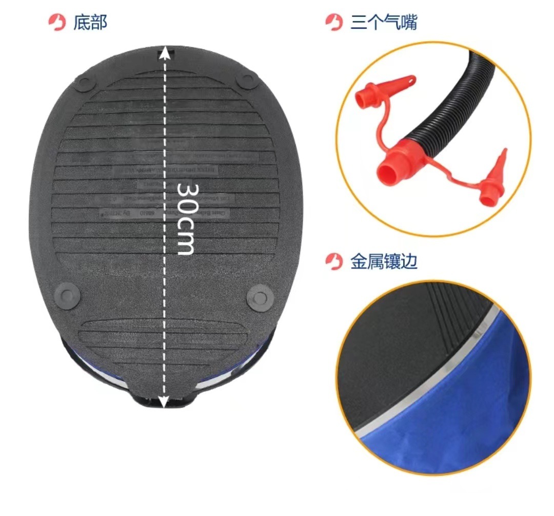 INTEX 69611 Pump, swimming ring, portable manual rubber boat, air pump, balloon, outdoor mattress, home swimming pool pic 5