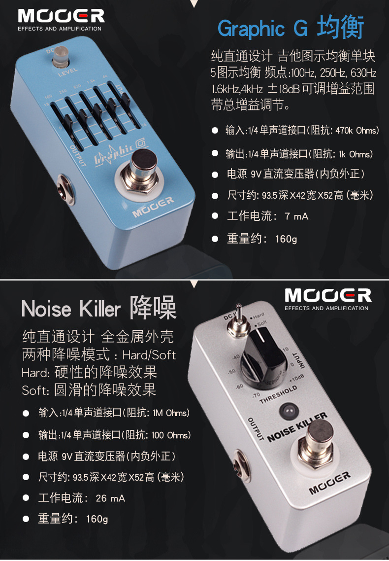 Genuine Mooer Magic Ear electric guitar effectors, all-metal multiple effectors, mini portable single effectors pic 8