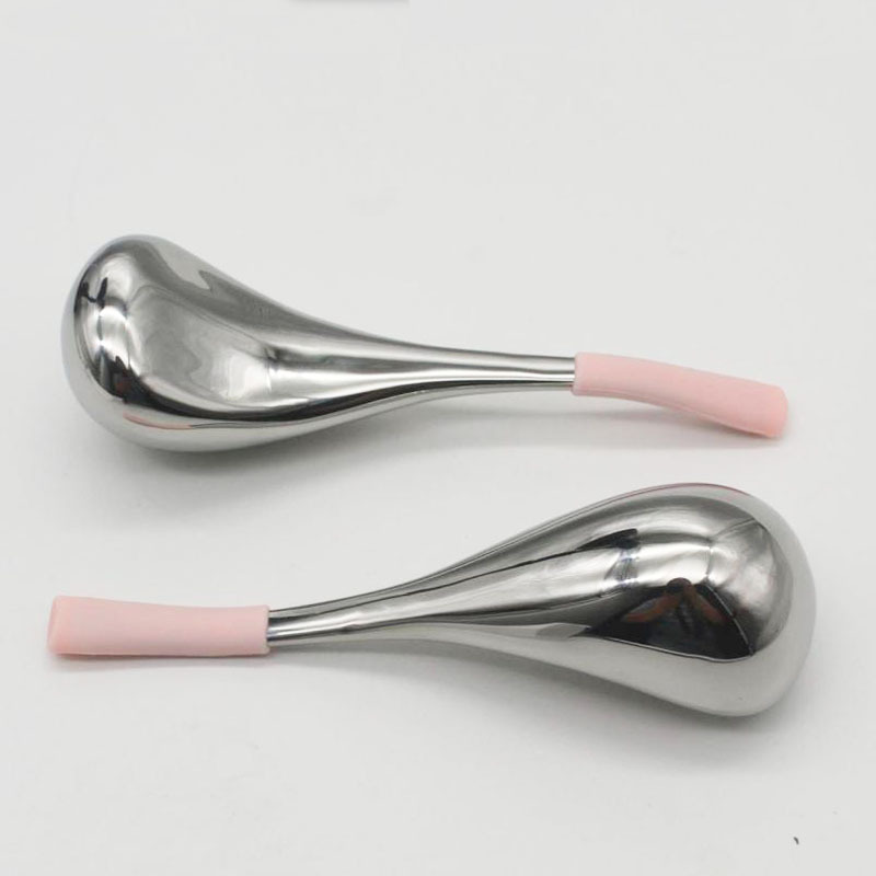 不锈钢脸部美容冰勺按摩仪眼睛冷敷冰敷勺提拉肌肤收缩毛孔冰波球详情5