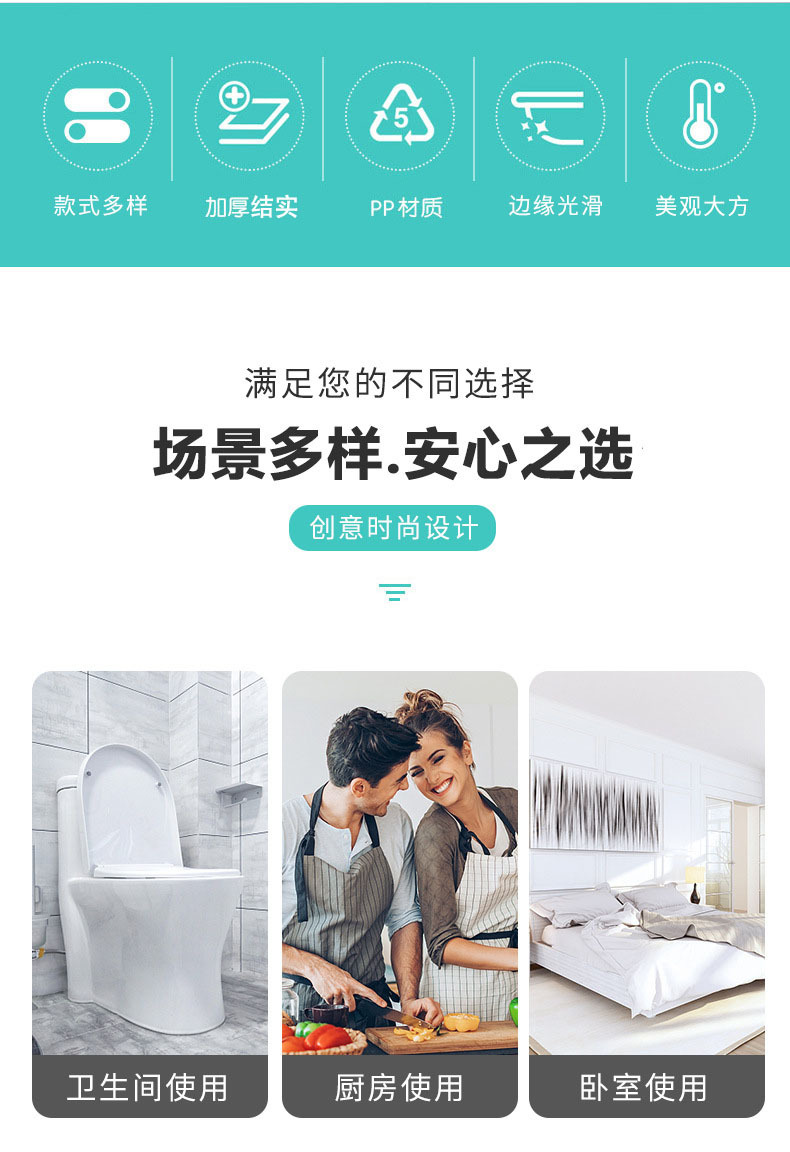 Factory wholesale of simple plastic hollowed-out pressure ring trash cans without LIDS for household kitchen, living room and bathroom paper basket tubes pic 2