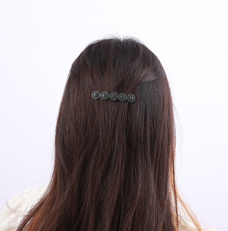 Qingdao accessories: Starry Sky hair clips, elegant and stylish hair accessories, ice flower hair clips, high-end feel, ins style pic 10