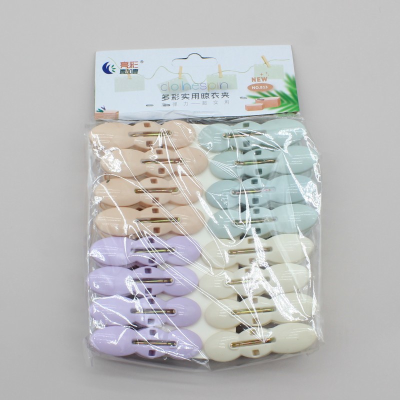 Household clothes clips, drying rack, opening clip, 16 clips, sock and underwear clips, 2 yuan, department store wholesale pic 4