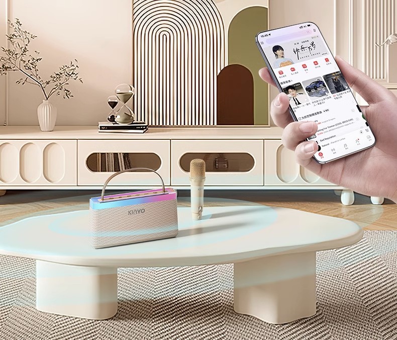 C10 Bluetooth speaker, home wireless karaoke microphone, audio all-in-one machine, high-quality subwoofer for home ktv pic 21