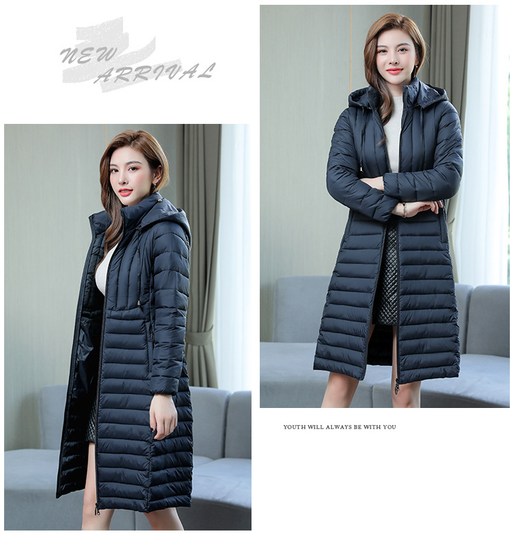 A mid-length cotton-padded jacket for women, 2020 winter new style Korean large-sized slim-fit down cotton-padded jacket, one piece consignment pic 19