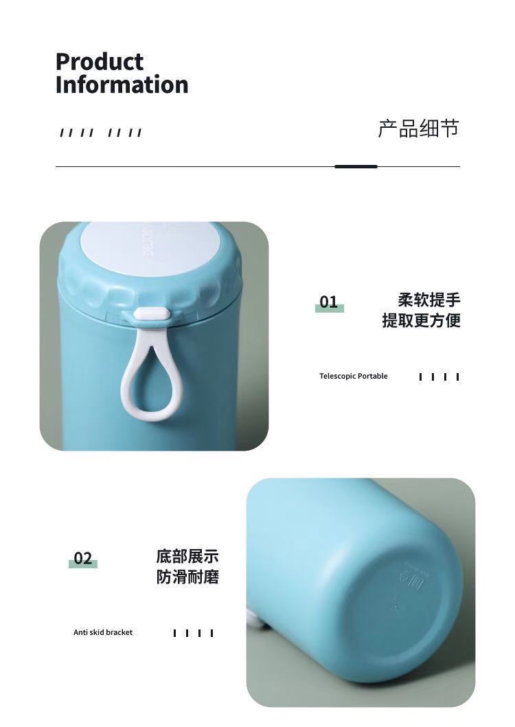 304不锈钢保温汤杯 学生上班族大容量pp塑料早餐杯牛奶杯带盖粥杯详情14