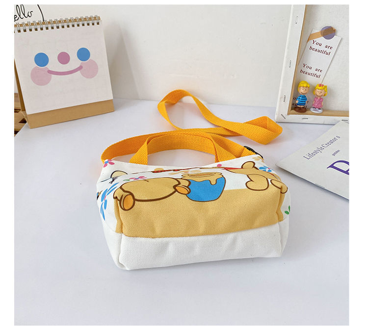 卡通帆布休闲斜挎背包儿童手提袋 库洛米双子星可爱单肩包包包详情28