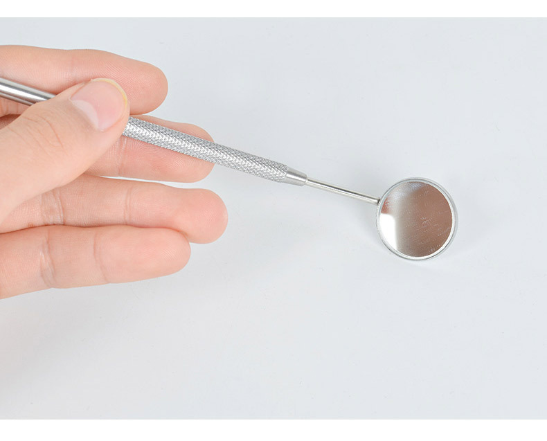 Eyelash extension stainless steel handle inspection mirror anti-fog mirror surface eyelash extension auxiliary tool factory direct sales pic 7