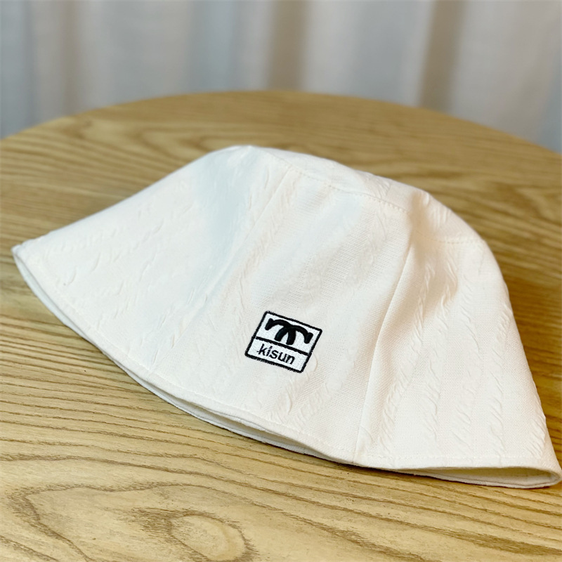 New niche bucket hat, summer embroidered letter sun hat, versatile and slimming, spring and autumn fisherman hat, trendy for women on Instagram pic 8