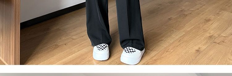 黑色西装裤女春秋新款韩版休闲直筒垂感宽松阔腿裤高腰显瘦长裤潮详情33