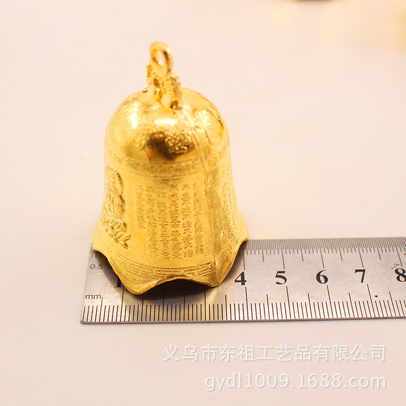 Ancient double dragon bells, Eight Immortals bells, Guanyin Buddhist scriptures relief, dragon bells, wind chimes, ancient green bells, golden bells, auspicious bell accessories and pendants pic 2