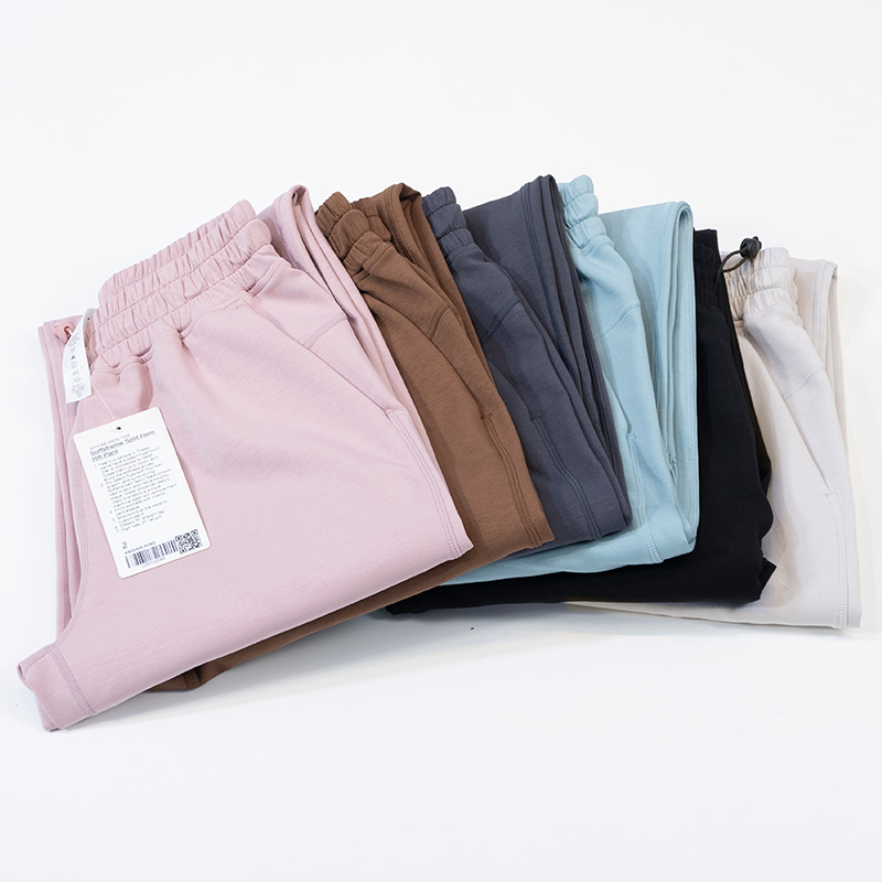 瑜伽服肌理垂感开衩裤阔腿长裤直筒高弹柔软女士运动详情14