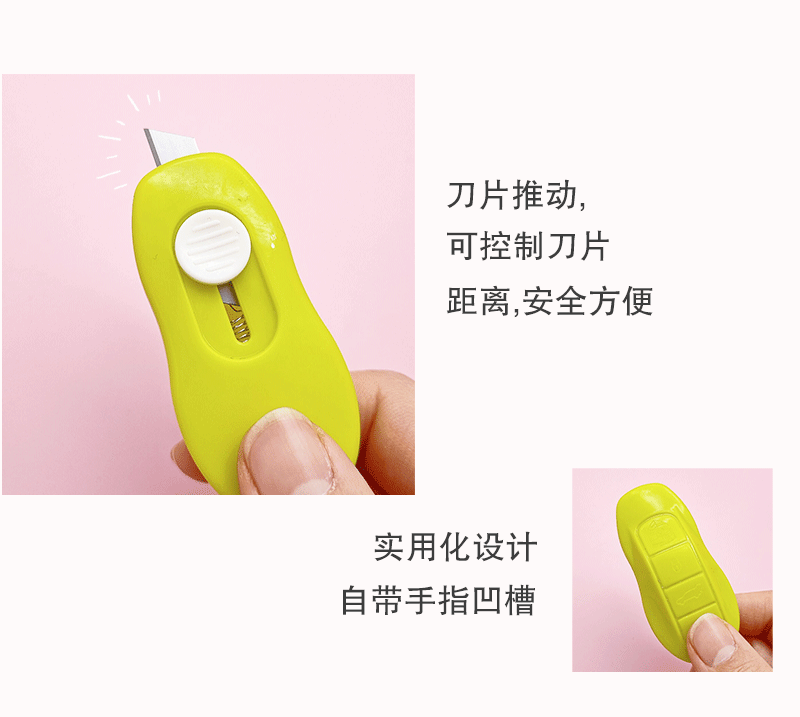 Katong car mini utility knife, colorful student portable express delivery opening knife, small creative paper cutting tool knife pic 12