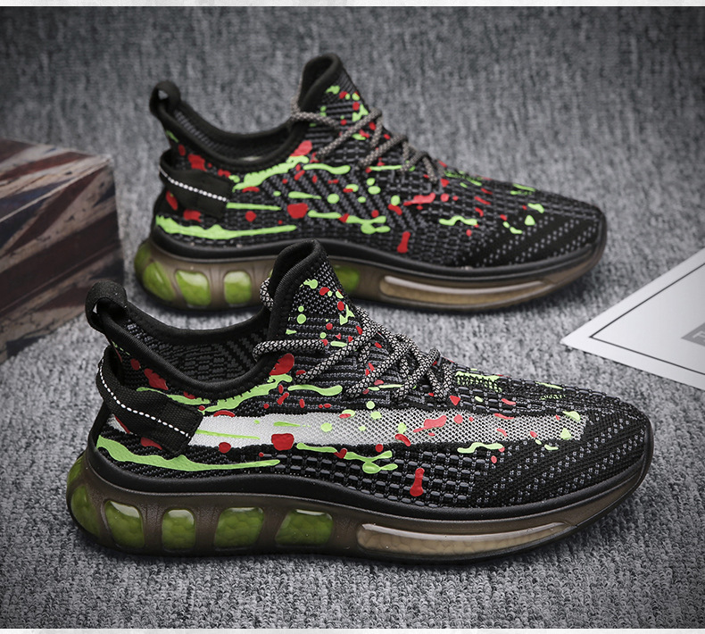 爆米花椰子鞋飞织布透气运动鞋春夏季休闲旅游男鞋时尚潮流跑步鞋详情19