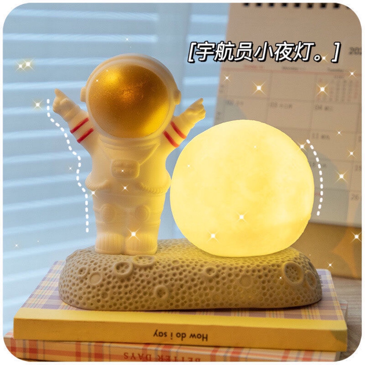 Astronaut night light Moon Creative Light pic 6