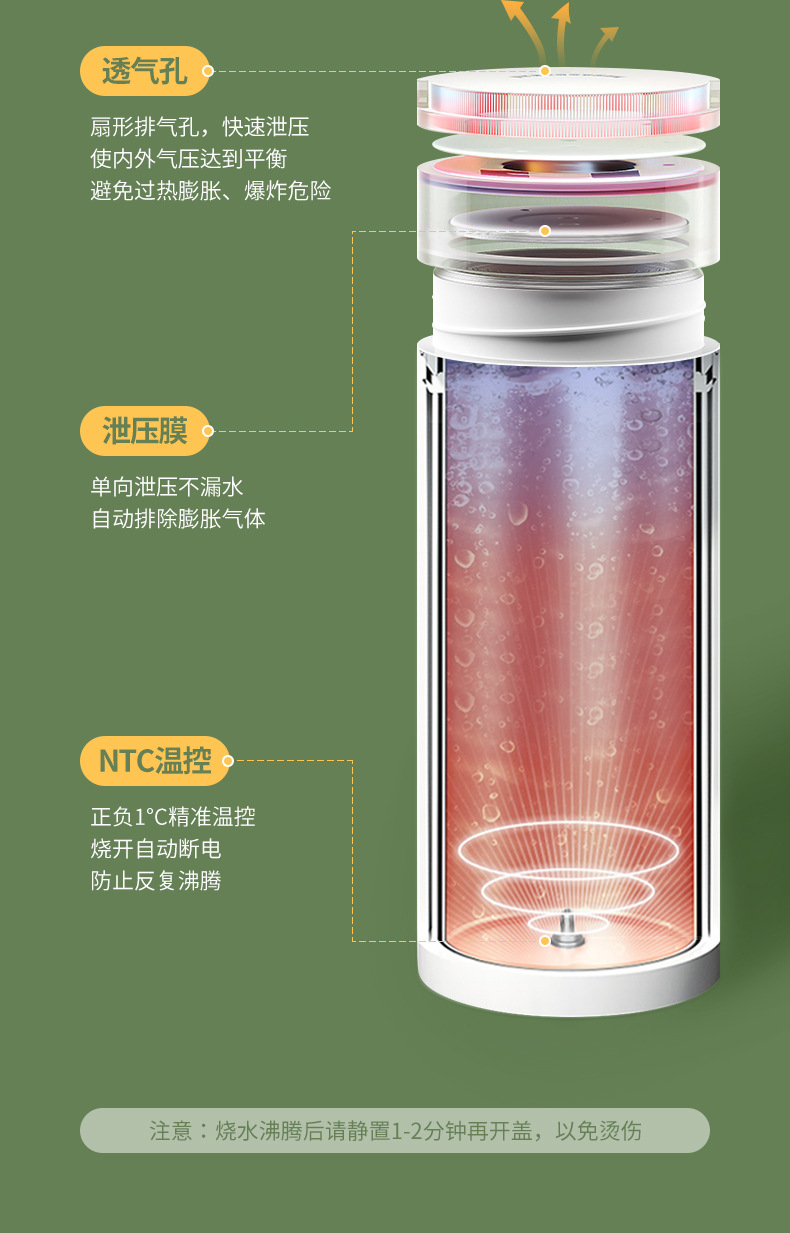 洗衣机洗鞋机热卖中智能加热电热水杯一体保温杯便携旅行办公室迷你小型不锈钢烧水壶新品新品洗衣机详情13